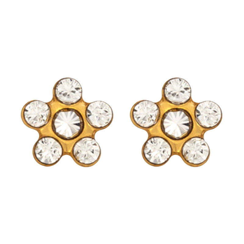 Studex Gold Plated Daisy April Crystal Kits