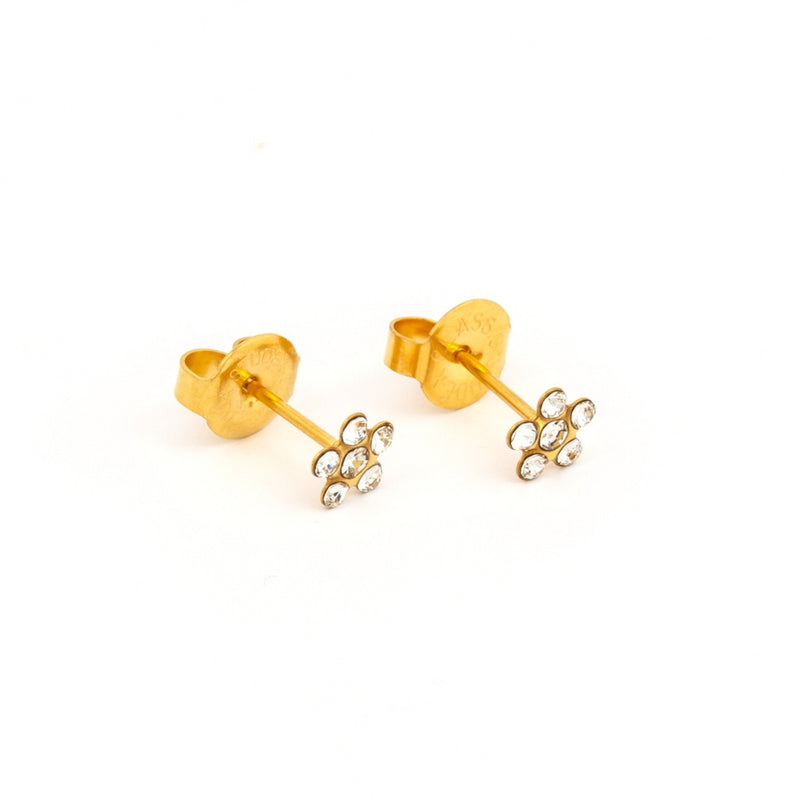 Studex Gold Plated Daisy April Crystal Kits