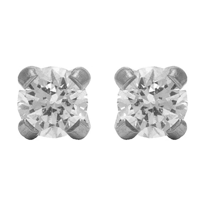 Studex Stainless Steel Tiffany 2mm Cubic Zirconia
