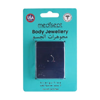 Studex Stainless Steel 20g 1mm Nose Screw Ball/Crystal/Retainer