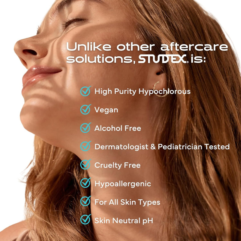 Studex Advanced 2 In 1 Piercing Aftercare & Cleanser 100ml