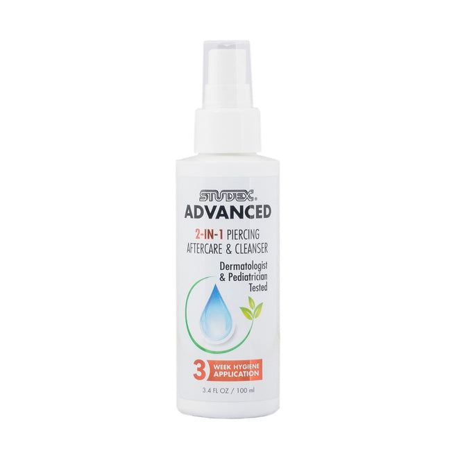 Studex Advanced 2 In 1 Piercing Aftercare & Cleanser 100ml