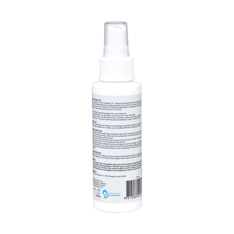 Studex Advanced 2 In 1 Piercing Aftercare & Cleanser 100ml