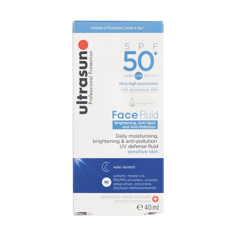 Ultrasun Face Fluid Bright&Anti Poll SPF50+ 40ml