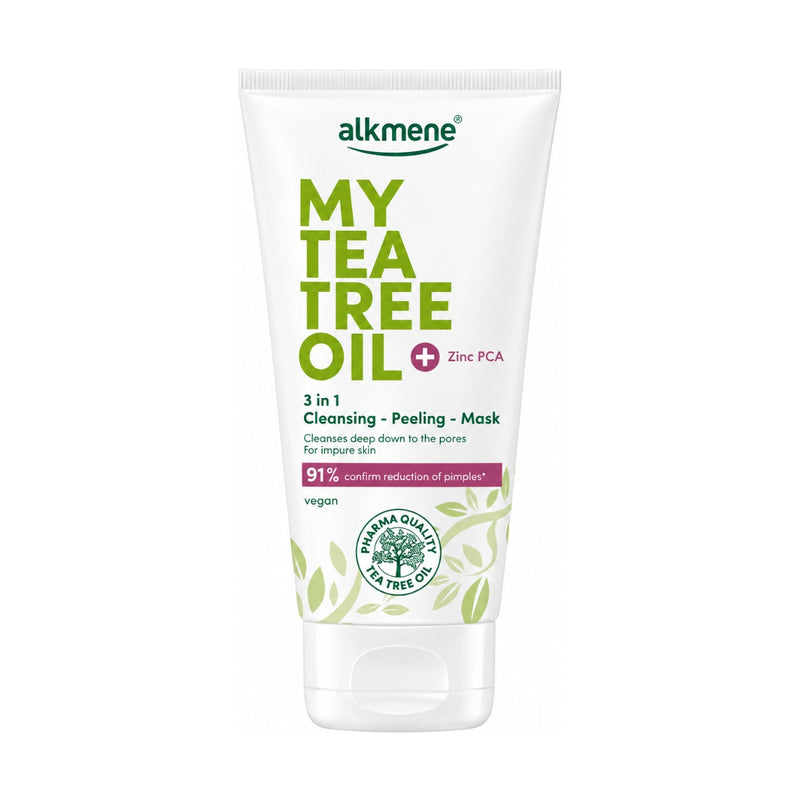 Alkmene Tea Tree Oil 3 In 1 Cleansing Peeling Mask 150ml