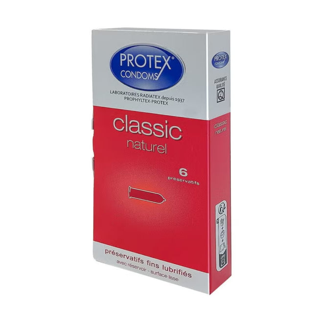 Protex Condoms Classic Natural 6 Pack