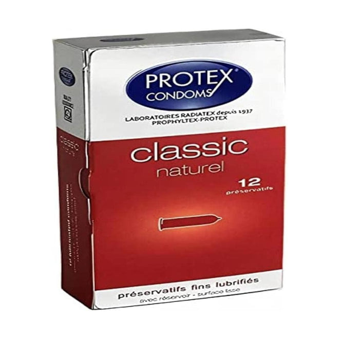 Protex Condoms Classic Natural 12 Pack