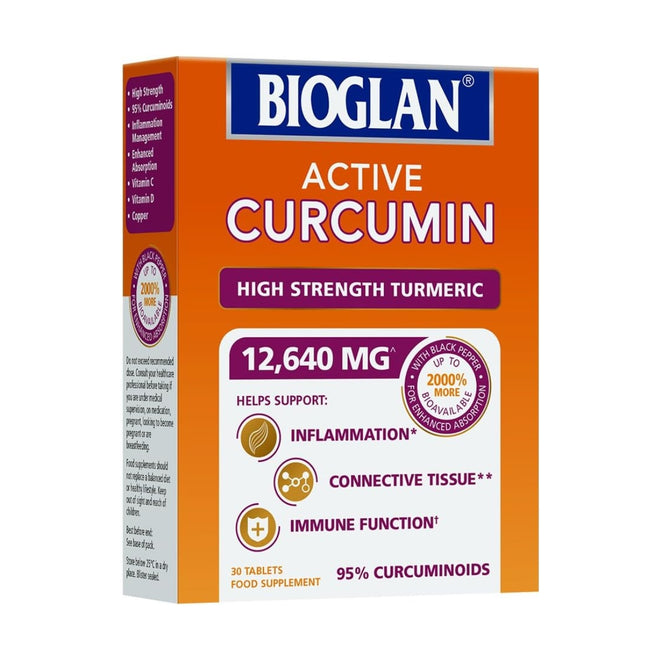 Bioglan Active Curcumin 30 Tablets