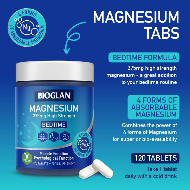 Bioglan Active Magnesium 120 Tablets