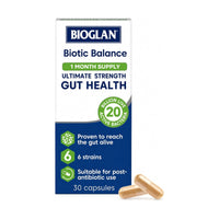 Bioglan Biotic Balance 20 Billion Live Cultures 30 Capsules