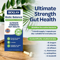 Bioglan Biotic Balance 20 Billion Live Cultures 30 Capsules