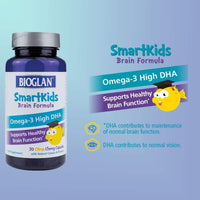 Bioglan Smart Kids Brain Formula 30 Chew Capsules