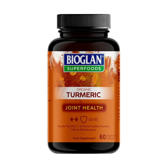 Bioglan Super Food Organic Turmeric 60 Capsules