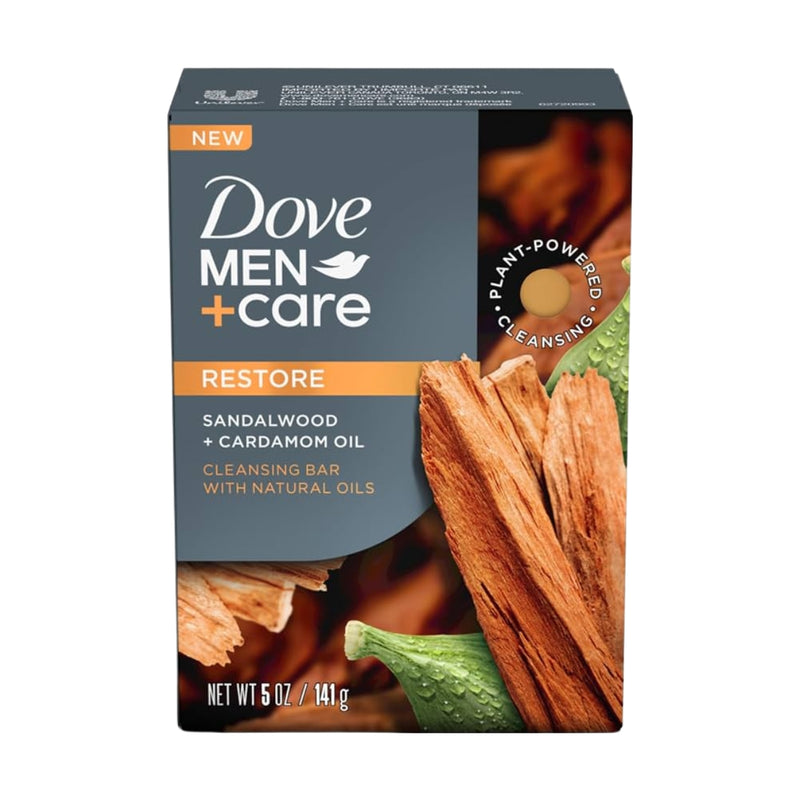 Dove Men + Care Bars Sandalwood & Cardamom Oil 141g