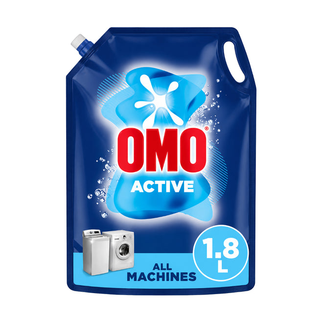 OMO Active Laundry Detergent Liquid Pouch 1.8L