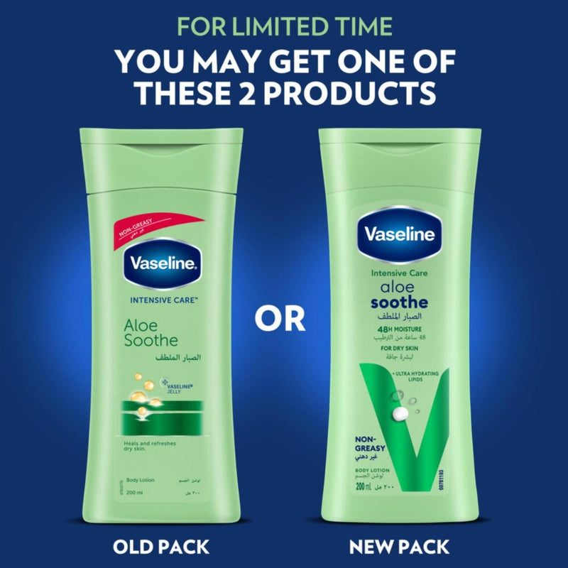 Vaseline Body Lotion Intensive Care Aloe Soothe 200ml
