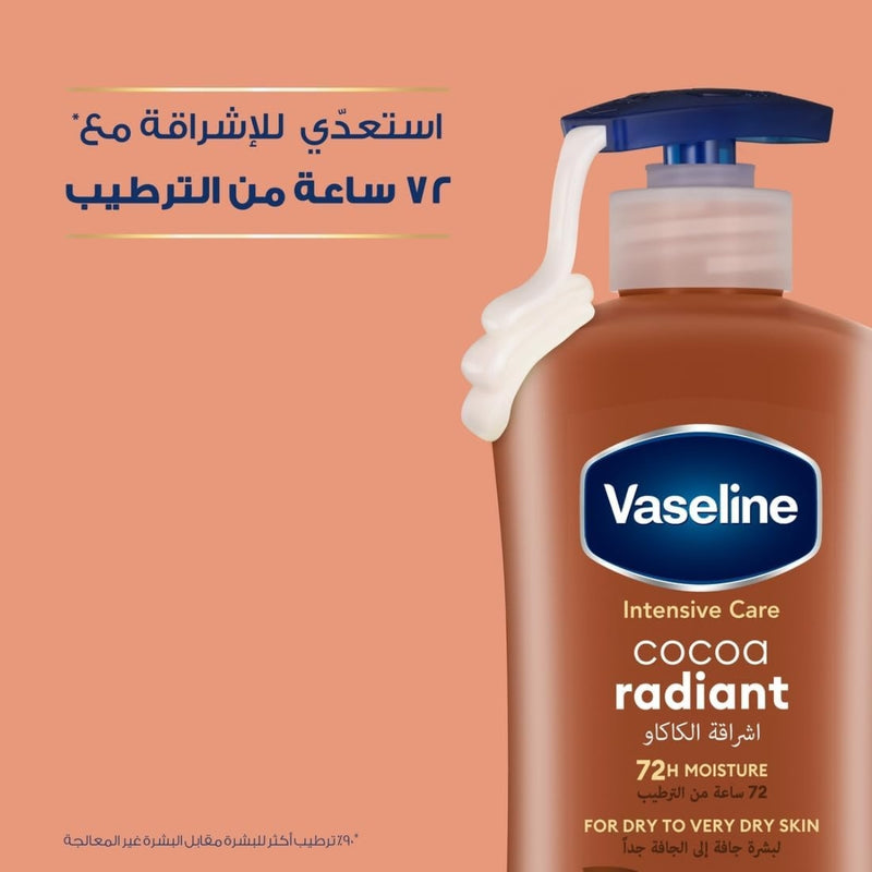 Vaseline Body Lotion Intensive Care Cocoa Radiant 400ml