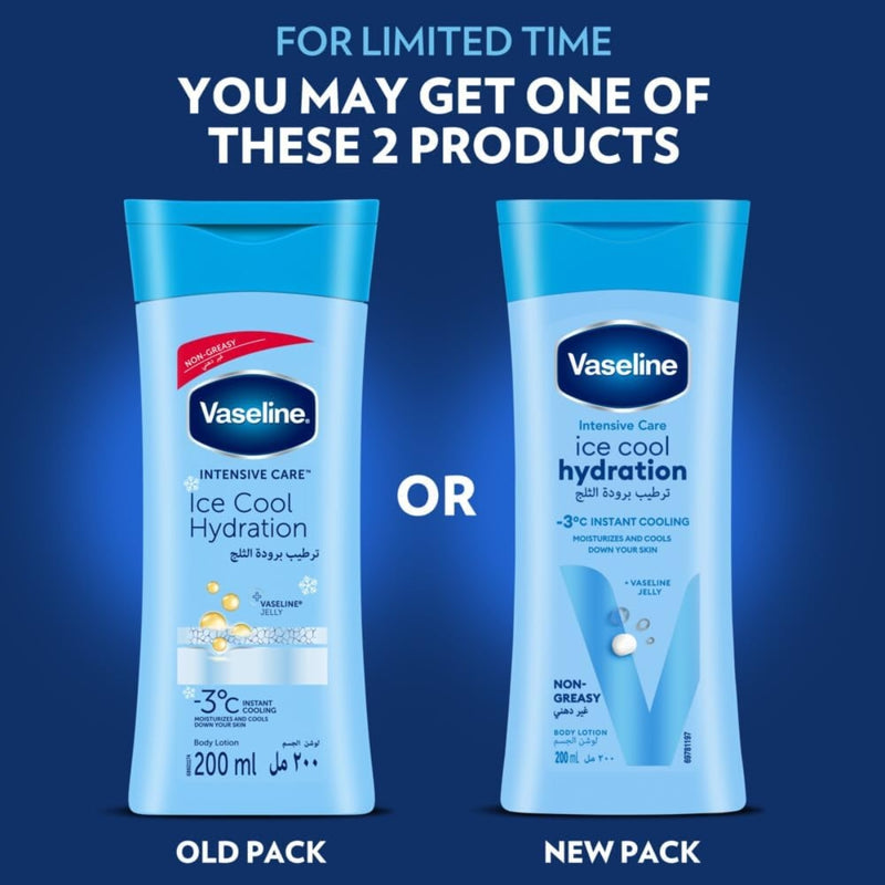 Vaseline Body Lotion Intensive Care Ice Cool Hydration 200ml