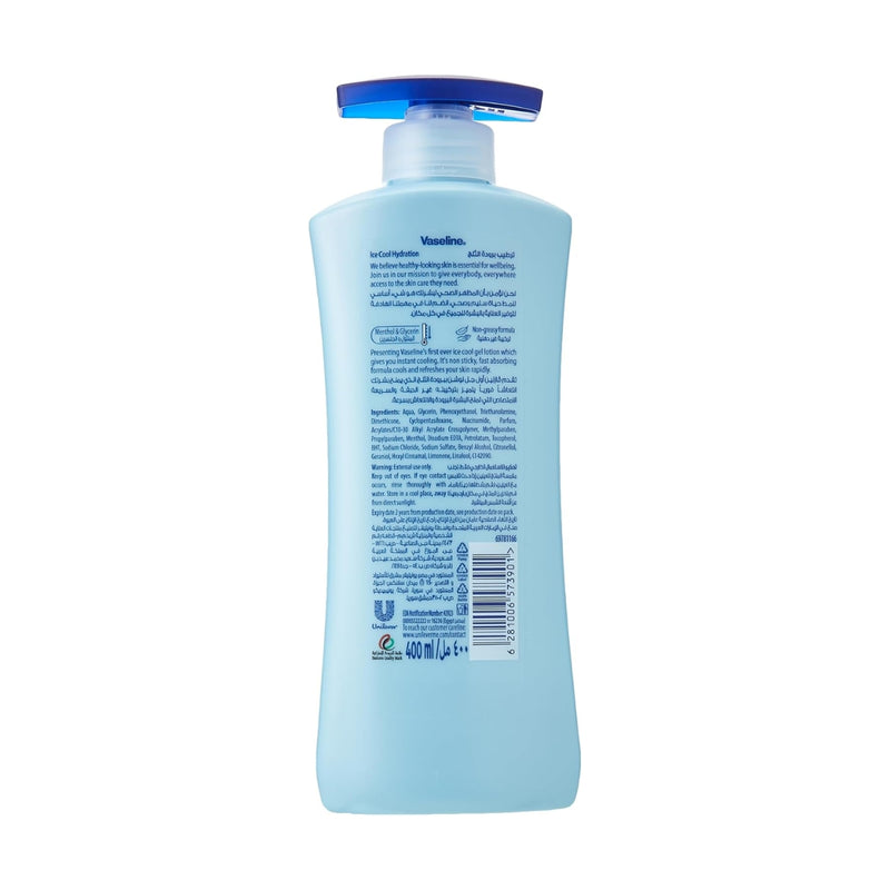 Vaseline Body Lotion Intensive Care Ice Cool Hydration 400ml