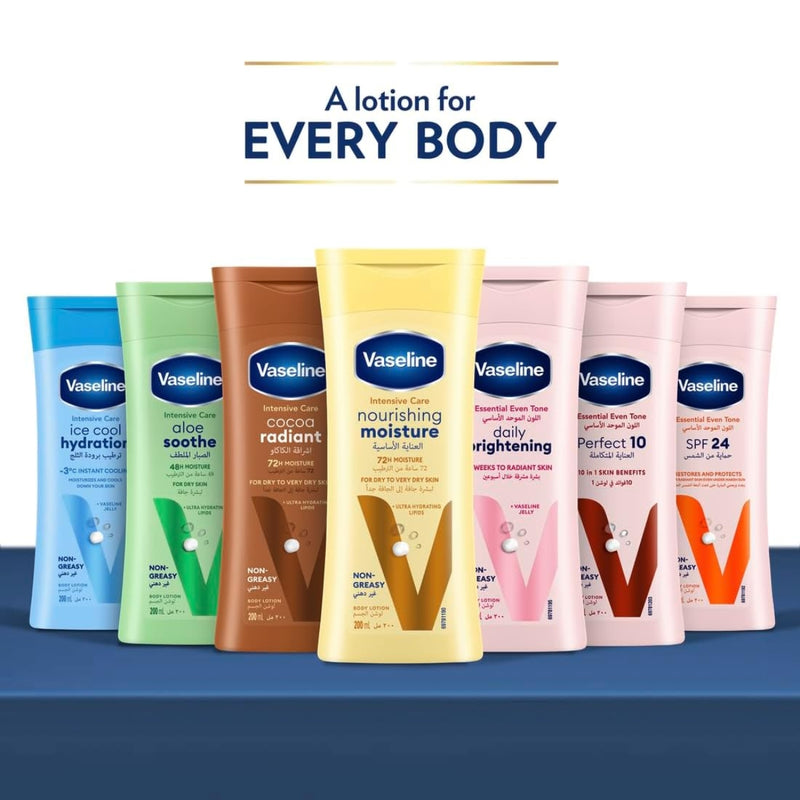 Vaseline Body Lotion Intensive Care Nourishing Moisture 200ml