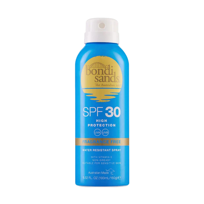 Bondi Sands Aerosol Mist Spray SPF30 Fragrance Free 160g