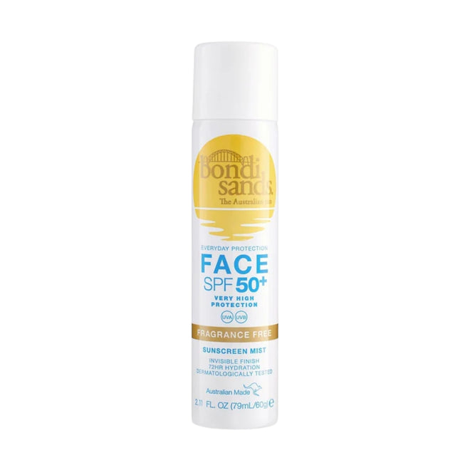 Bondi Sands Face Mist SPF50+ Fragrance Free 60g