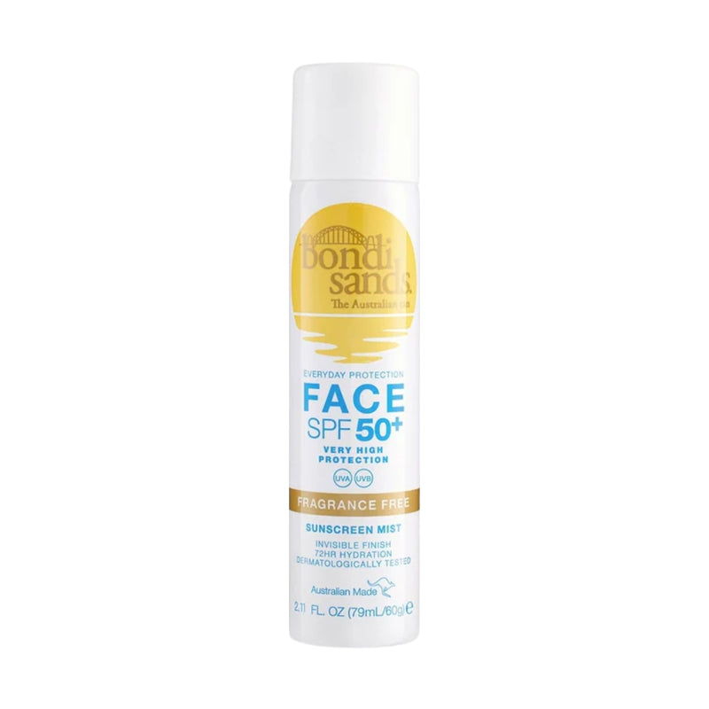 Bondi Sands Face Mist SPF50+ Fragrance Free 60g
