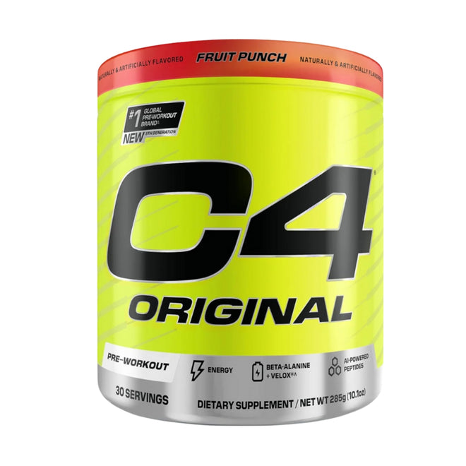 Cellucor C4 Original Pre Workout Powder Fruit Punch 30 Serves 195g