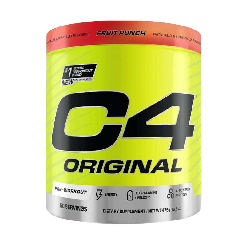 Cellucor C4 Original Pre Workout Powder Fruit Punch 50 Serves 390g
