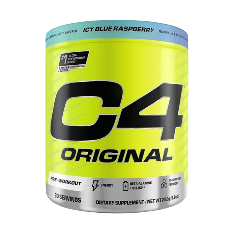 Cellucor C4 Original Pre Workout Powder Icy Blue Razz 30 Serves 180g