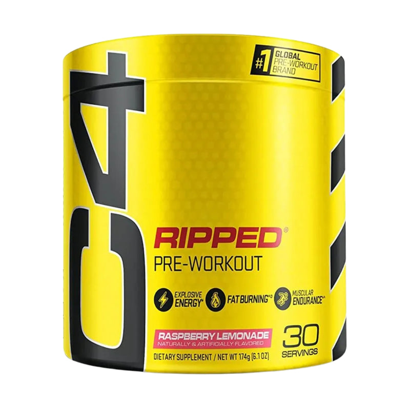 Cellucor C4 Ripped Pre Workout Powder Raspberry Lemonade 30 Serves 174g