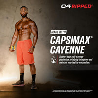 Cellucor C4 Ripped Pre Workout Powder Tropical Punch 30 Serves 165g
