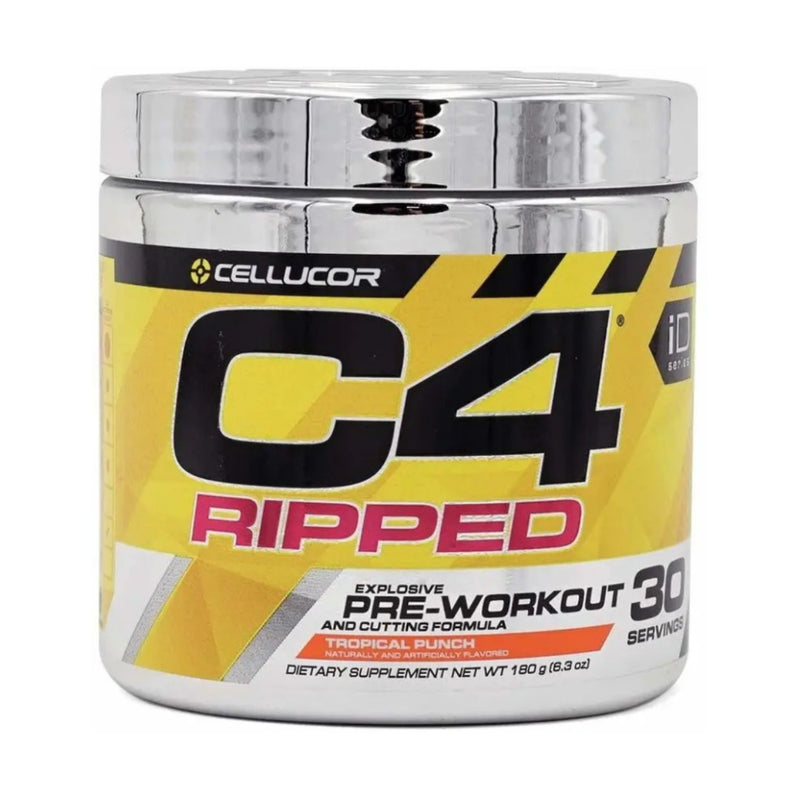 Cellucor C4 Ripped Pre Workout Powder Tropical Punch 30 Serves 165g