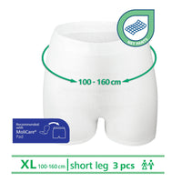 Molicare Fixpants Short Leg Extra Large 3 Pieces