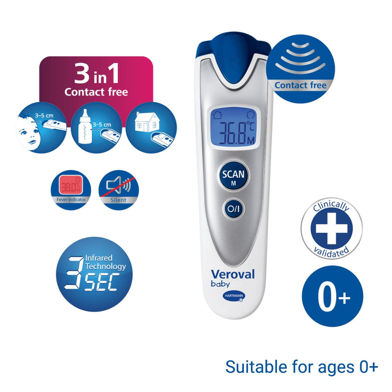 Veroval 3in1 Baby Infrared Thermometer