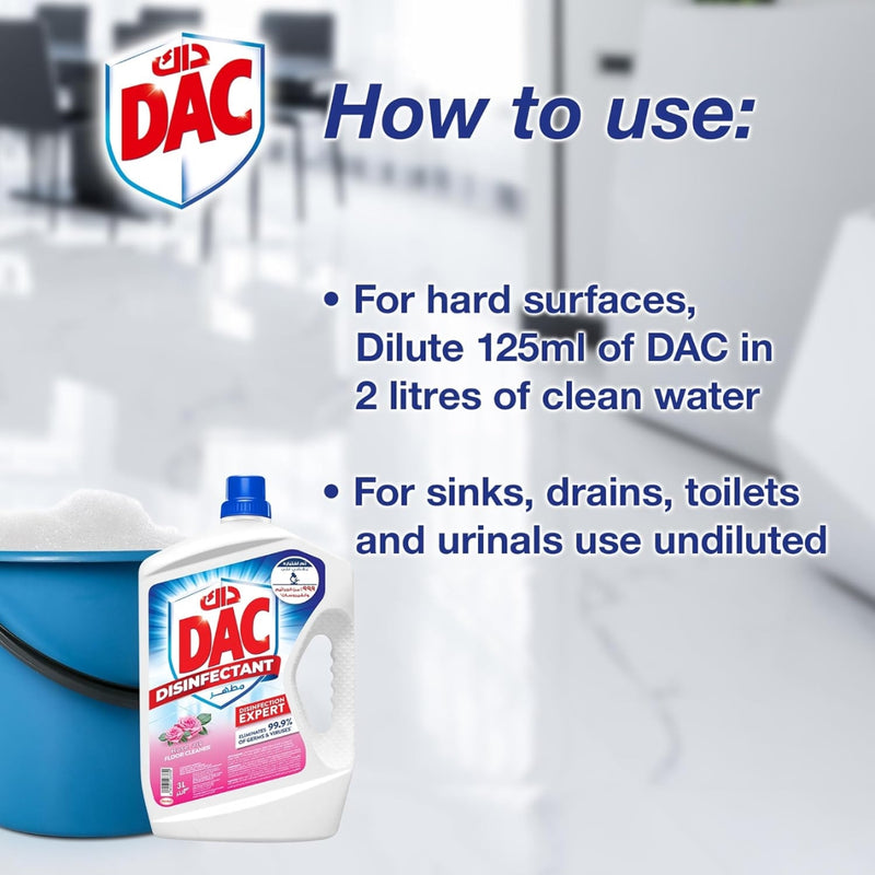 Dac Disinfectant Rose 3L