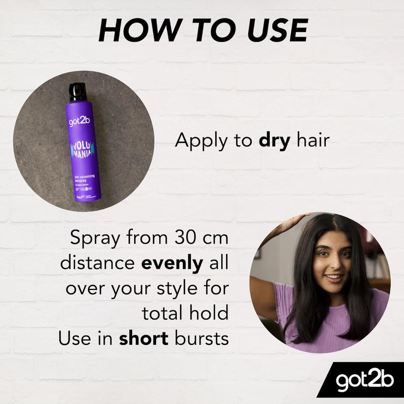 Schwarzkopf Got2B Volumaniac Hair Spray 300ml
