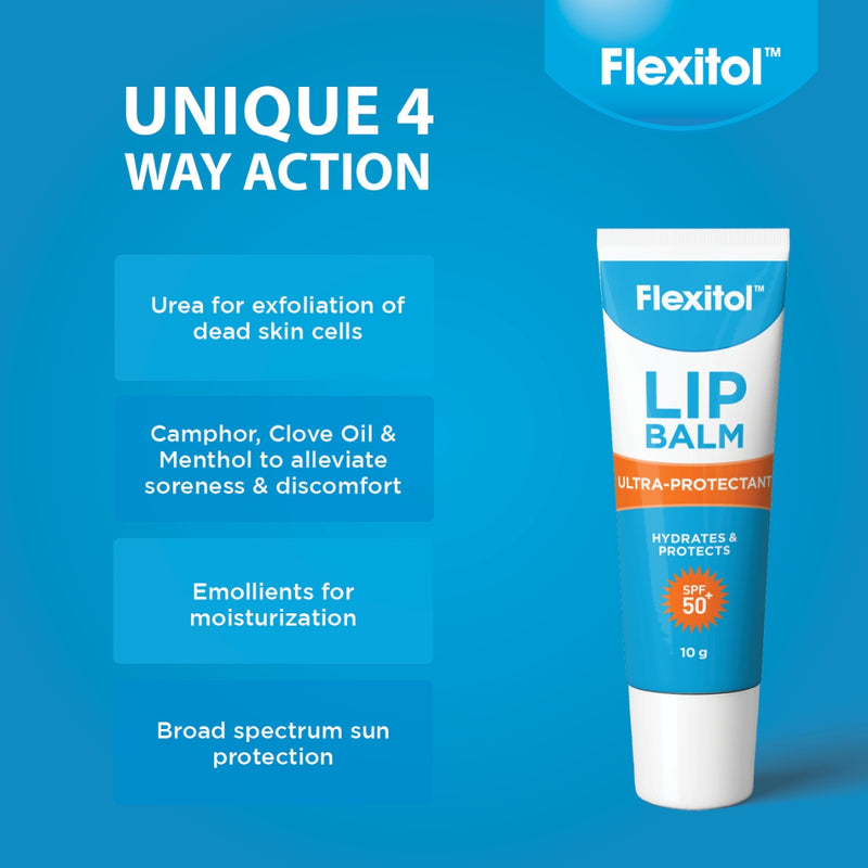 Flexitol Lip Balm SPF50+ 10g
