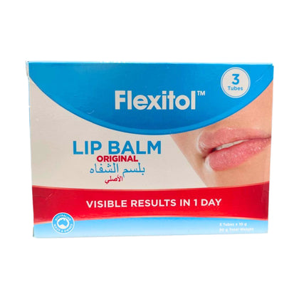 Flexitol Lip Balm 10g Pack of 3