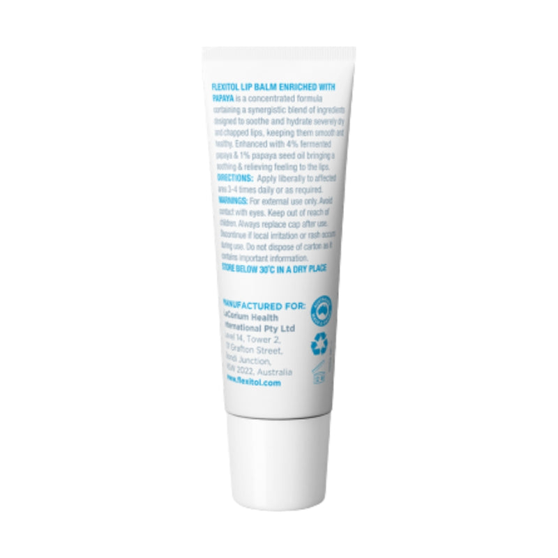Flexitol Lip Balm Papaya 10g