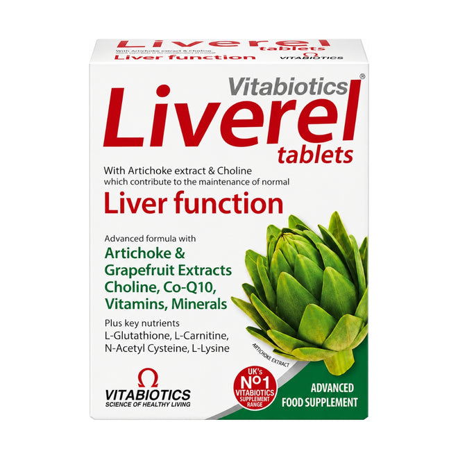 Vitabiotics Liverel 60 Tablets