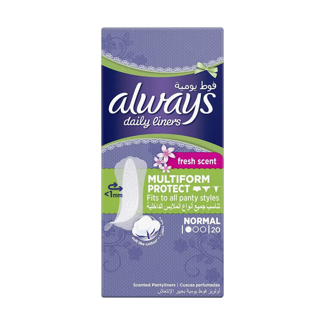 Always Liner Multiform Protect 20 Count