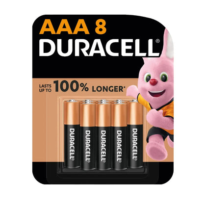 Duracell Battery AAA 8 Pieces