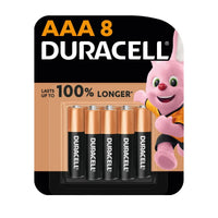 Duracell Battery AAA 8 Pieces