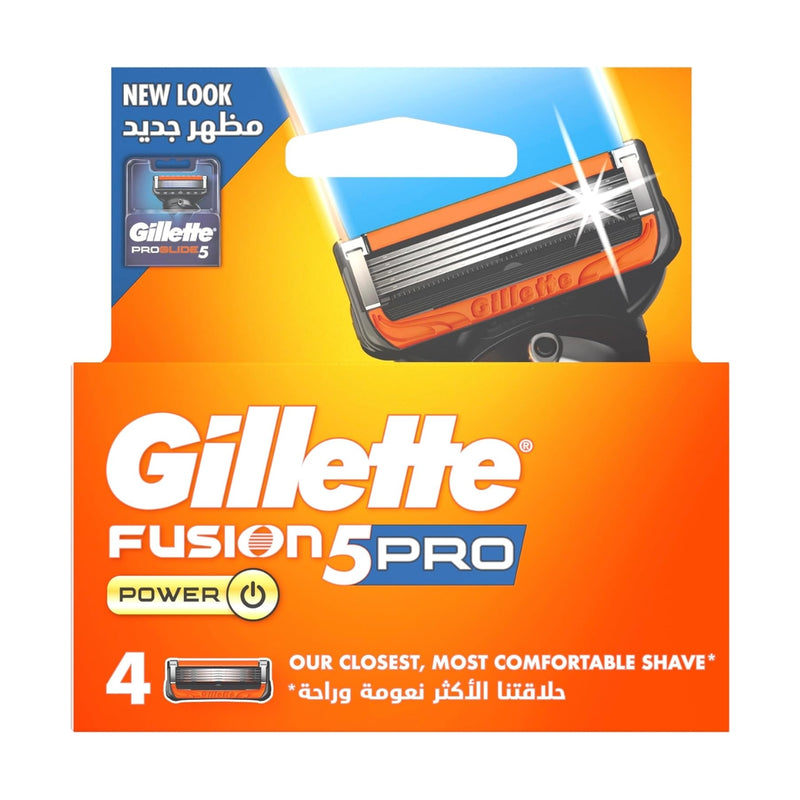 Gillette Blades Fusion 5 Pro Power 4 Refills