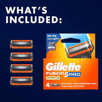 Gillette Blades Fusion 5 Pro Power 4 Refills