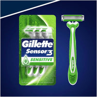 Gillette Razor Disposable Blue3 Sensitive 3 Count