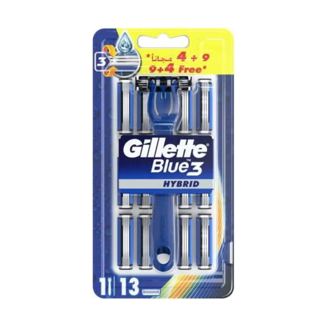 Gillette Razor Disposable Blue3 Smart 9+4 Count