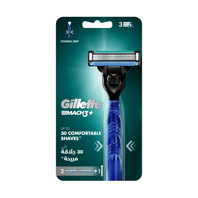 Gillette Razor Mach3 Plus +2 Refills