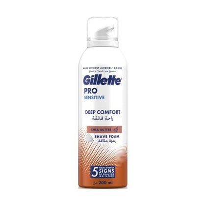 Gillette Shaving Gel Pro Sensitive Deep Comfort 200ml - Chemist Warehouse UAE